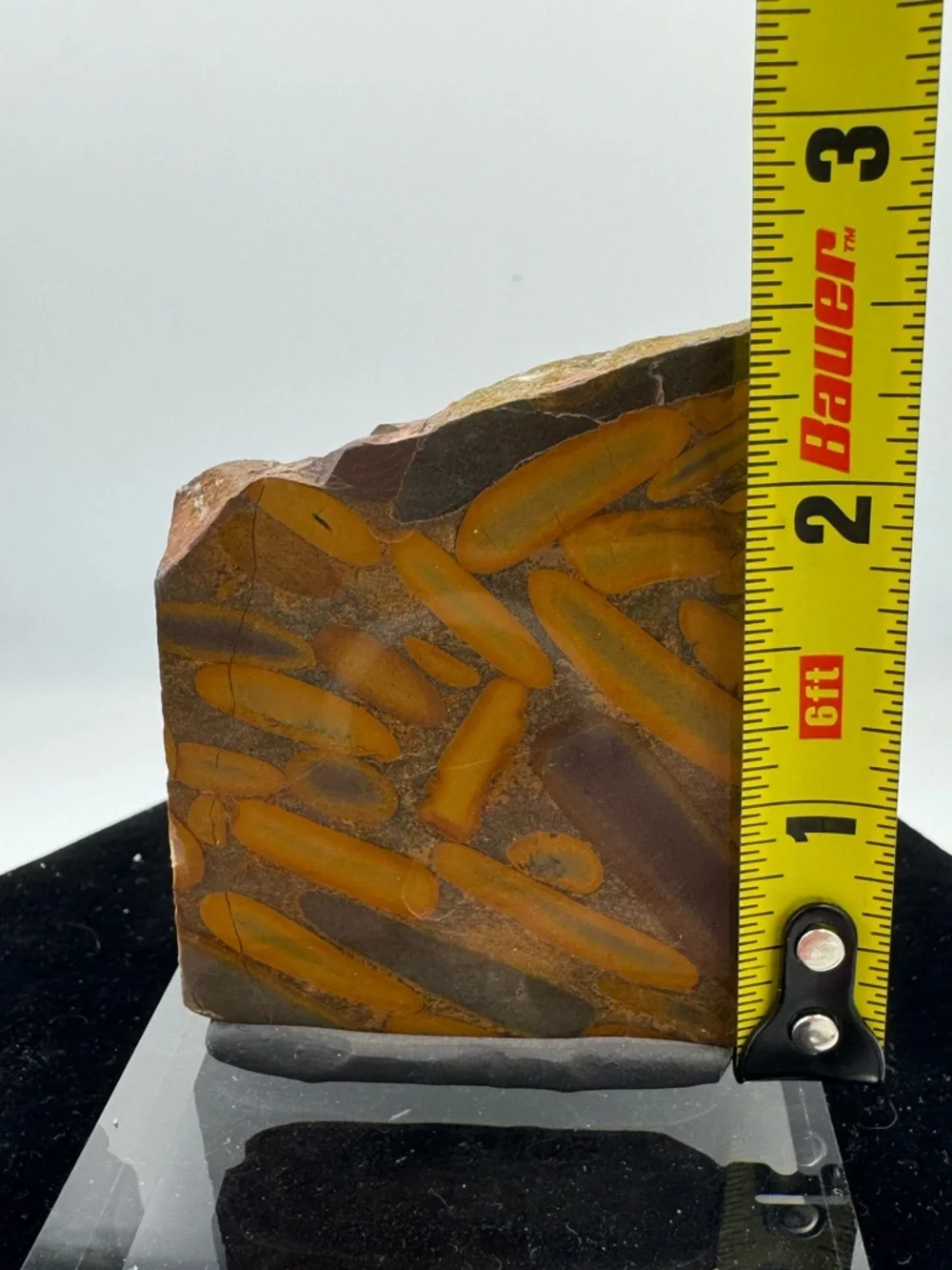 Bamboo Jasper Specimen polished (Indonesia)